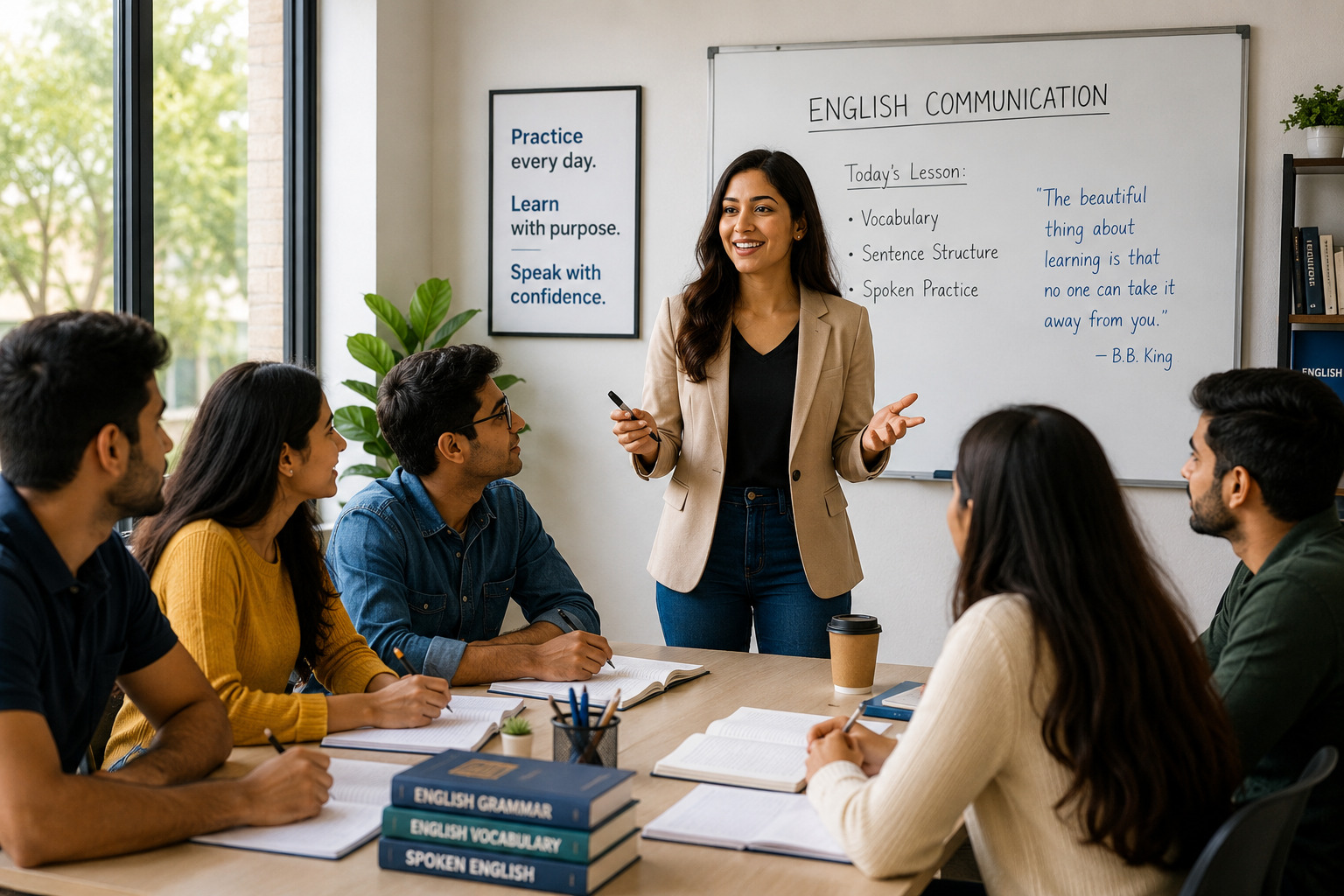 English learning classroom